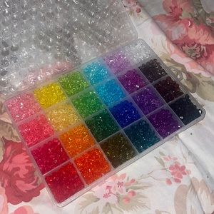 Gems of many assorted colors for Bracelets more than 24 different colors